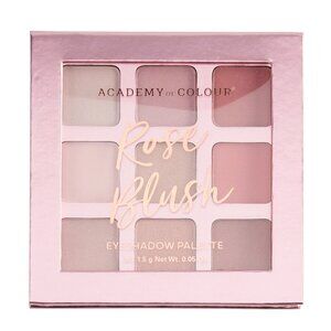 Academy of Colour 9 shade eyeshadow Rose Blush